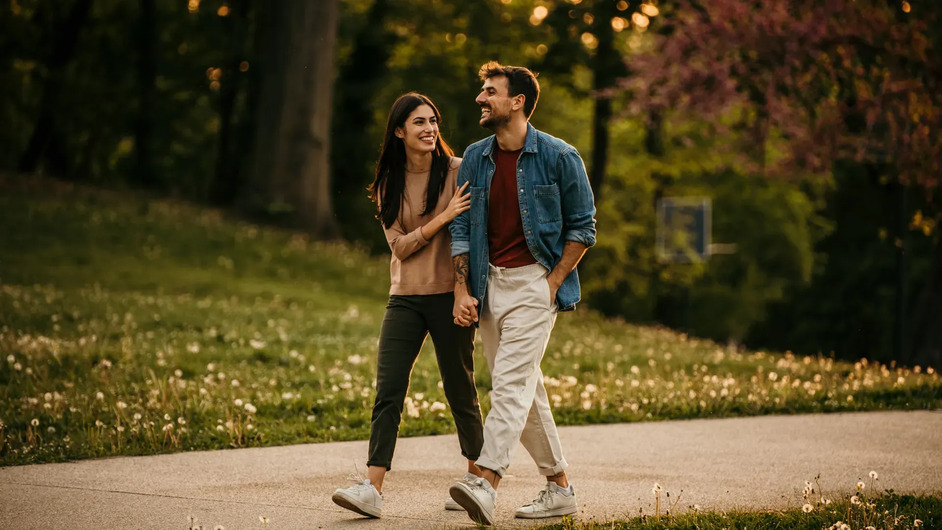 Familia disfrutando al aire libre
